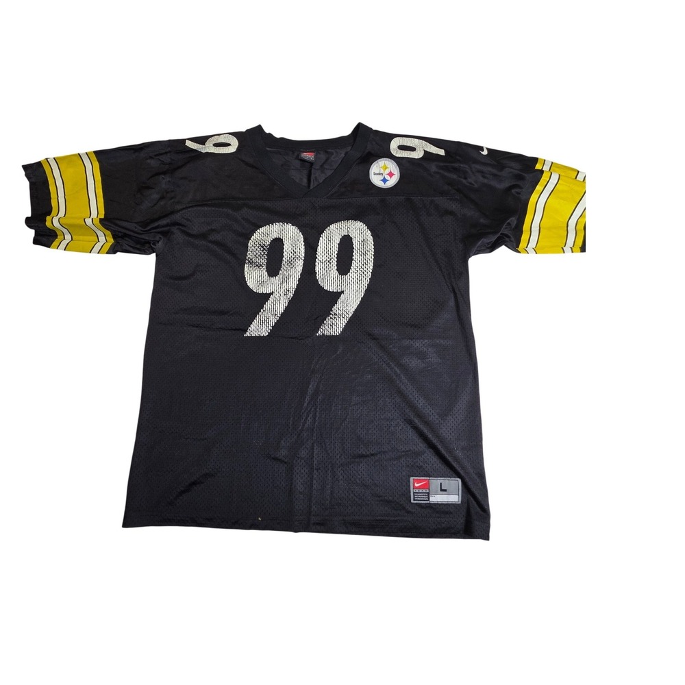 Vintage Nike Pittsburgh Steelers Levon Kirkland 99 Jersey Mens Large Made in USA